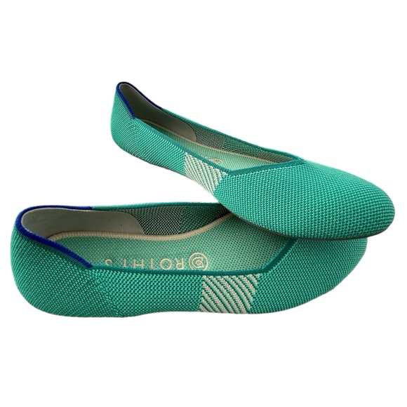 NEW Rothy's The Flat in Calypso Teal, Size 9.5 - Picture 7 of 7